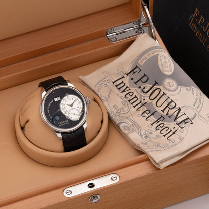 Full Set Platinum F.P.Journe Black Label Lune 40mm
