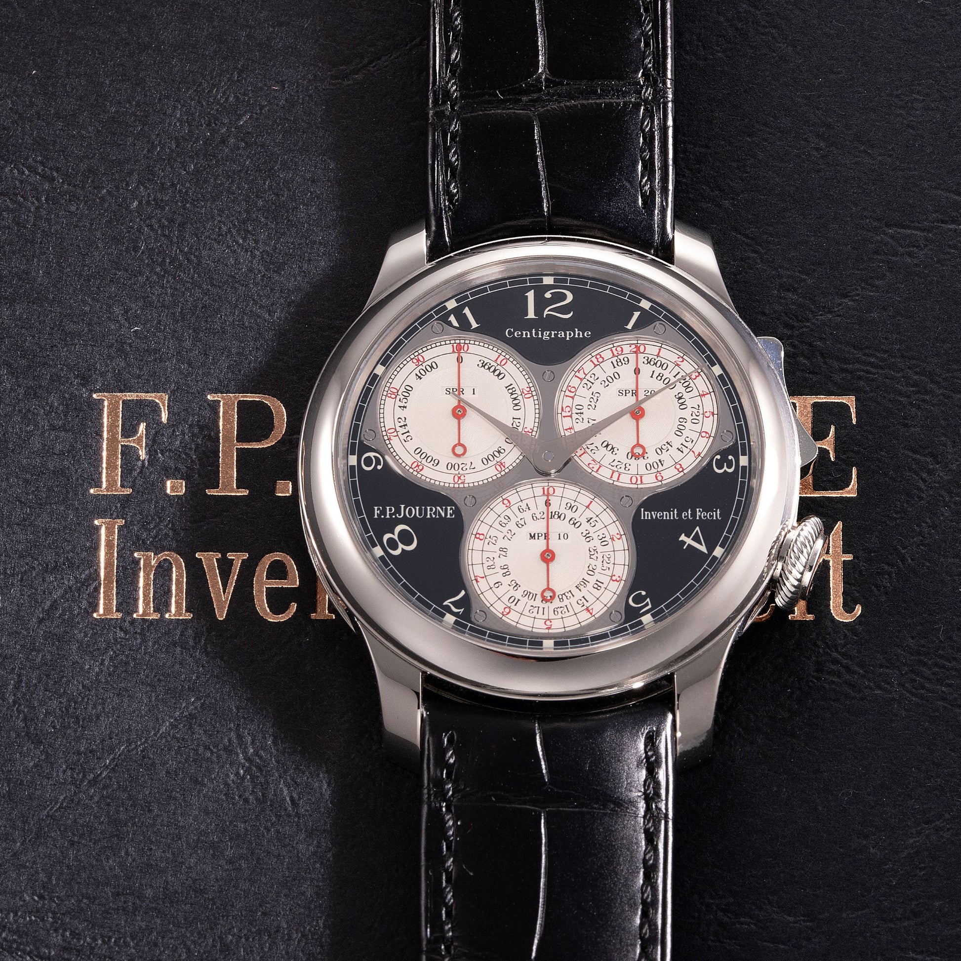 Platinum F.P.Journe Black Label Centigraphe 40mm 