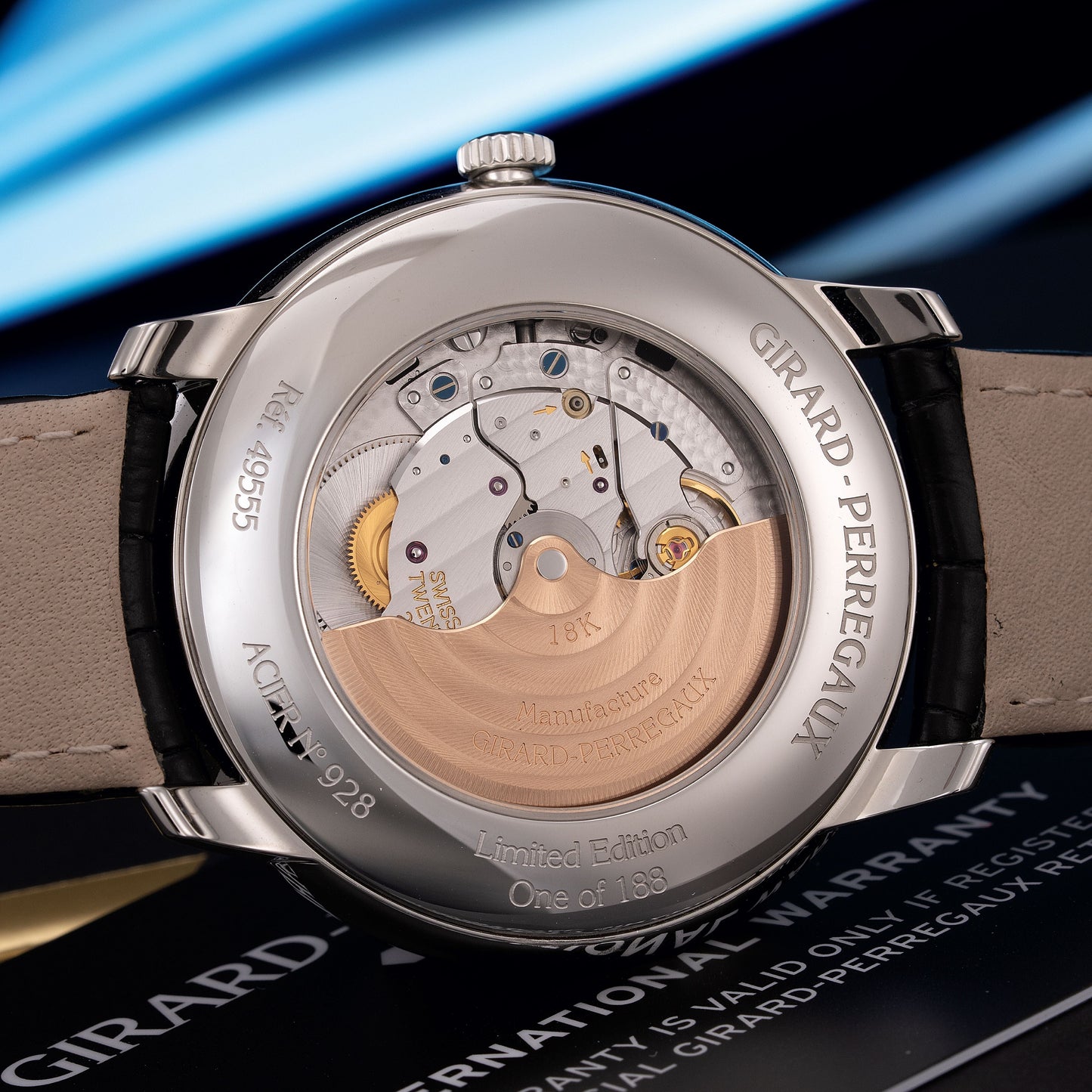 Back of Girard-Perregaux 1966 Infinity Edition 40 mm