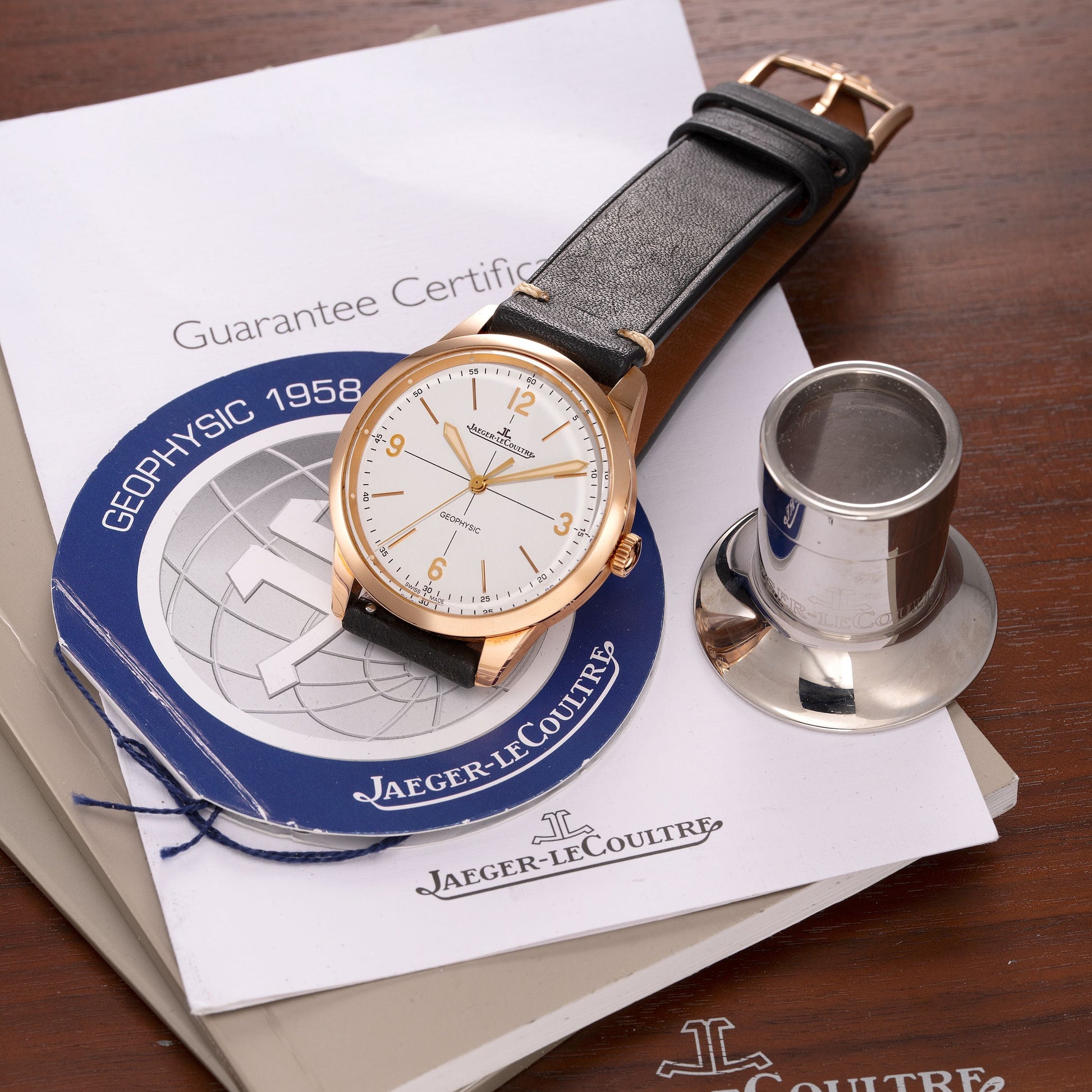Full Set 18K Pink Gold Jaeger‑LeCoultre Memovox Tribute to Deep Sea Ref. Q8002520 40.5mm with Guarantee and Box