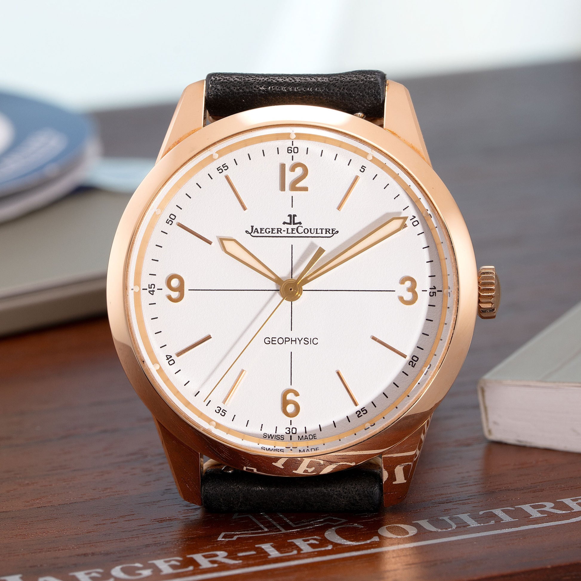Front of 18K Pink Gold Jaeger‑LeCoultre Memovox Tribute to Deep Sea Ref. Q8002520 40.5mm 
