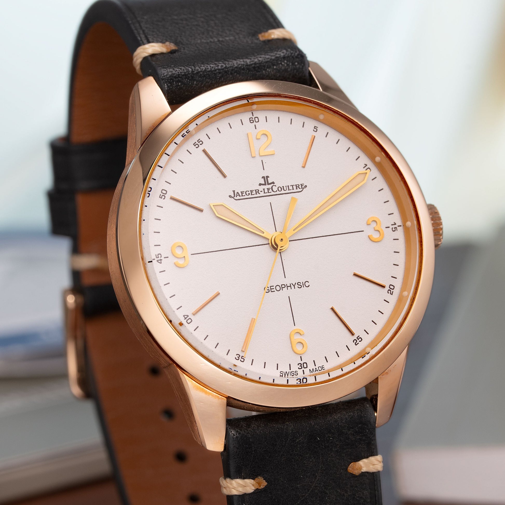 Front of 18K Pink Gold Jaeger‑LeCoultre Memovox Tribute to Deep Sea Ref. Q8002520 40.5mm 