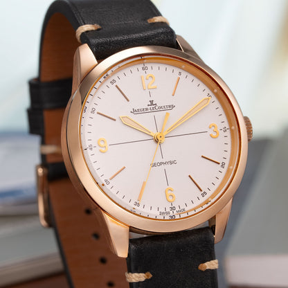 Front of 18K Pink Gold Jaeger‑LeCoultre Memovox Tribute to Deep Sea Ref. Q8002520 40.5mm 