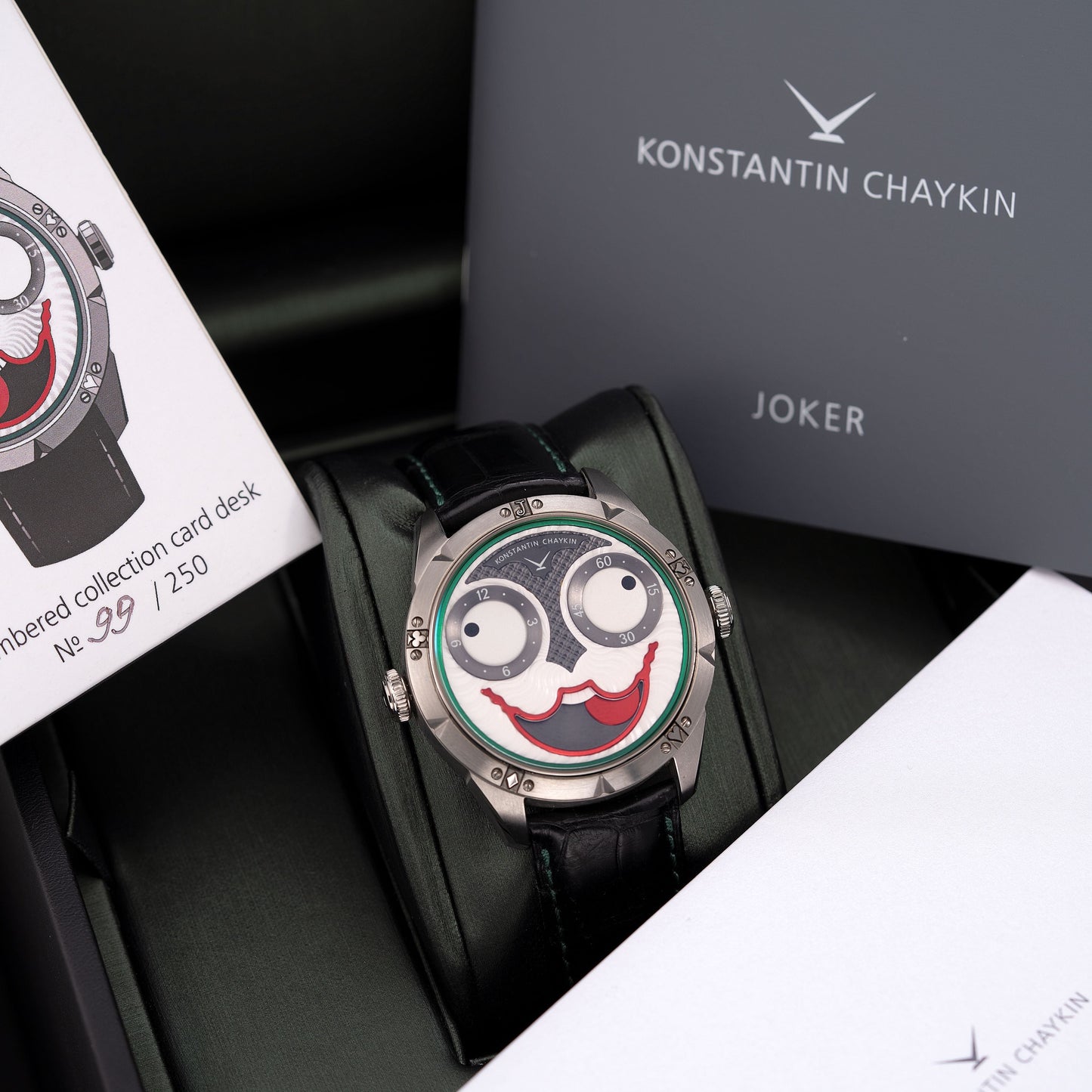 Full Set Titanium Konstantin Chaykin Wristmons Joker Ref. K07.0Ti03.01 42mm