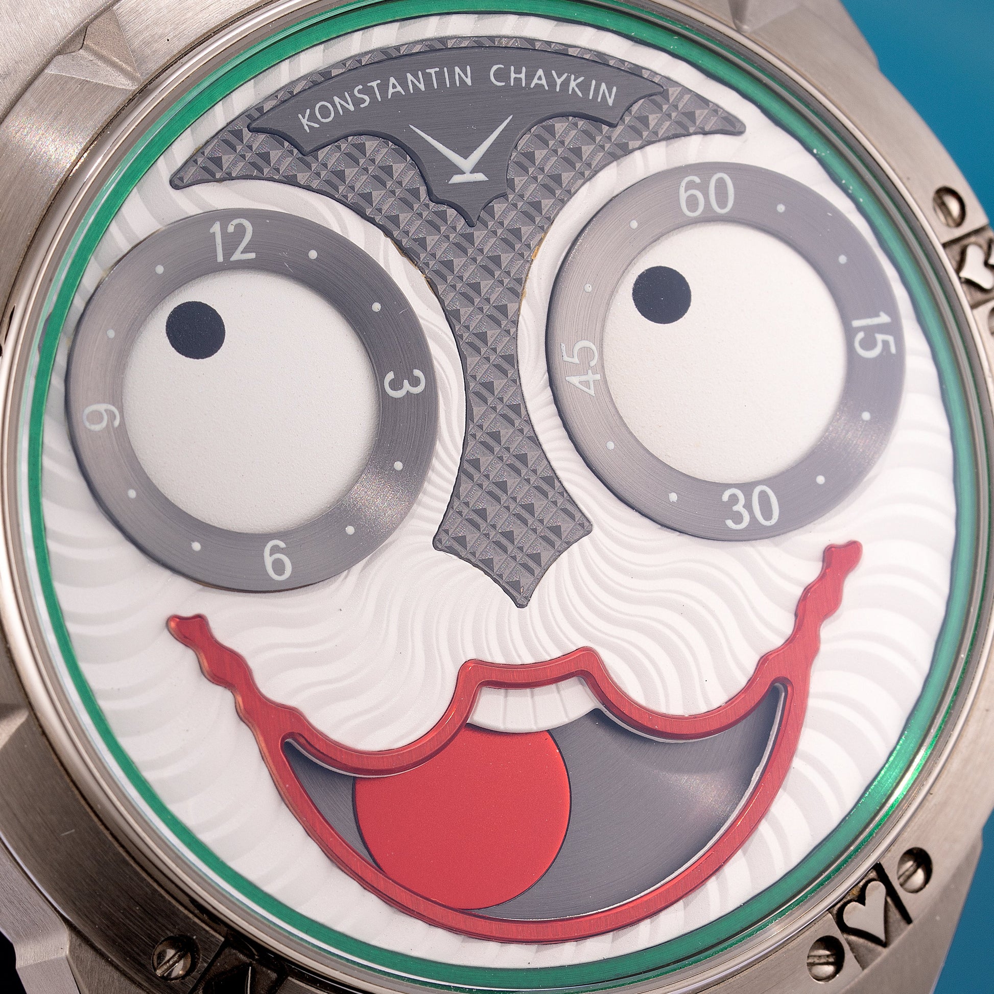 Close-Up Titanium Konstantin Chaykin Wristmons Joker Ref. K07.0Ti03.01 42mm