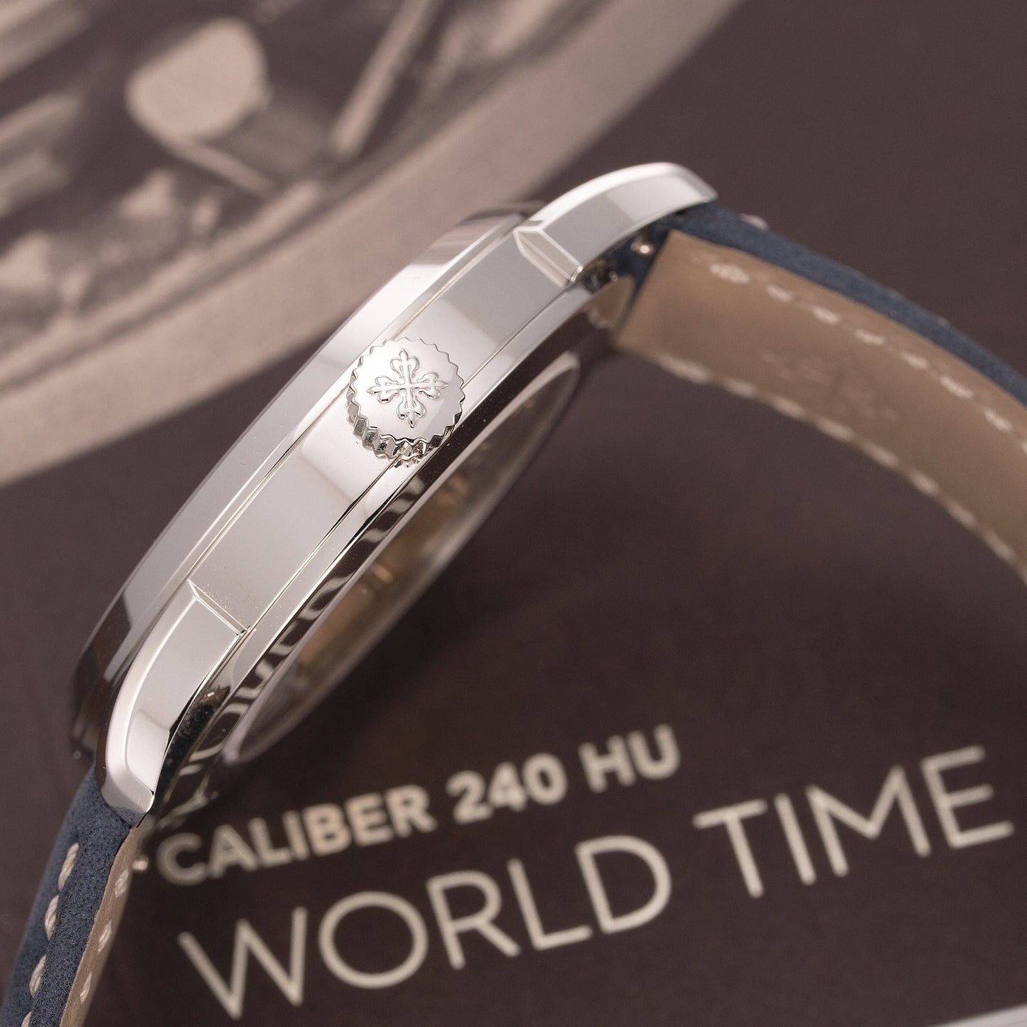 Crown of Platinum Patek Philippe Complications World Time Ref. 5230P-001 38.5mm