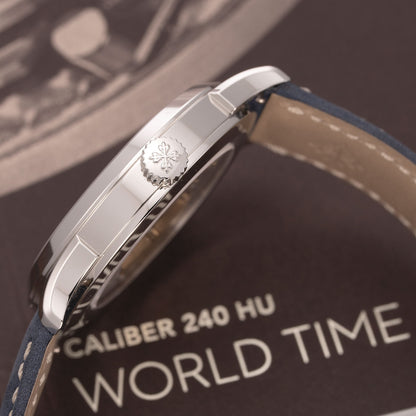 Crown of Platinum Patek Philippe Complications World Time Ref. 5230P-001 38.5mm
