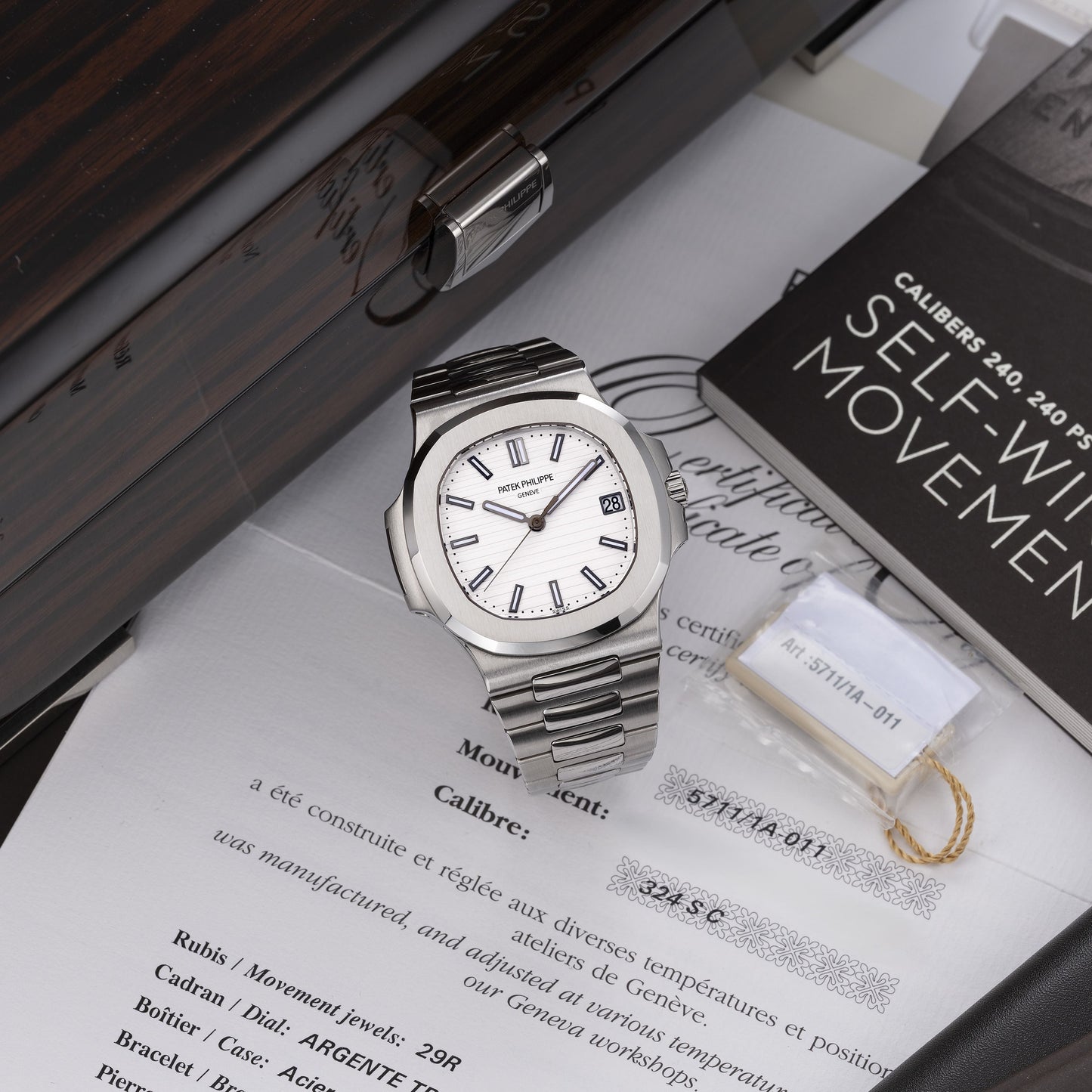 Full Set of Patek Philippe Nautilus in Stainless Steel Ref. 5711/1A-011 40mm