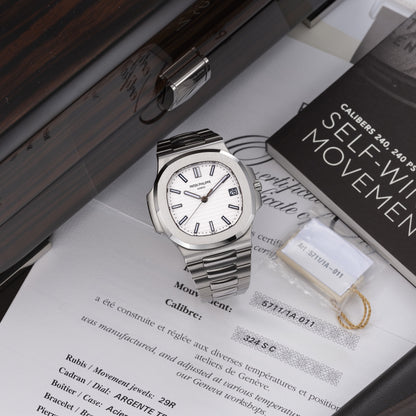Full Set of Patek Philippe Nautilus in Stainless Steel Ref. 5711/1A-011 40mm